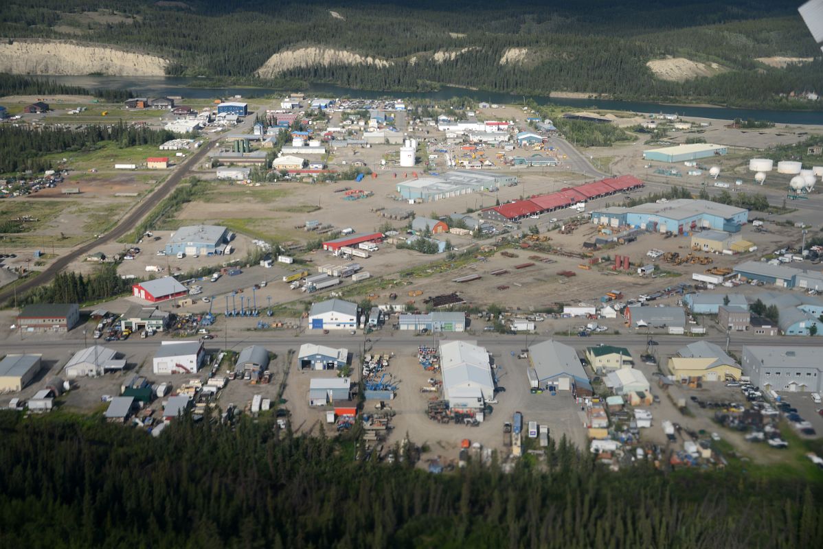 25 The Marwell Industrial Area Of Whitehorse From Airplane